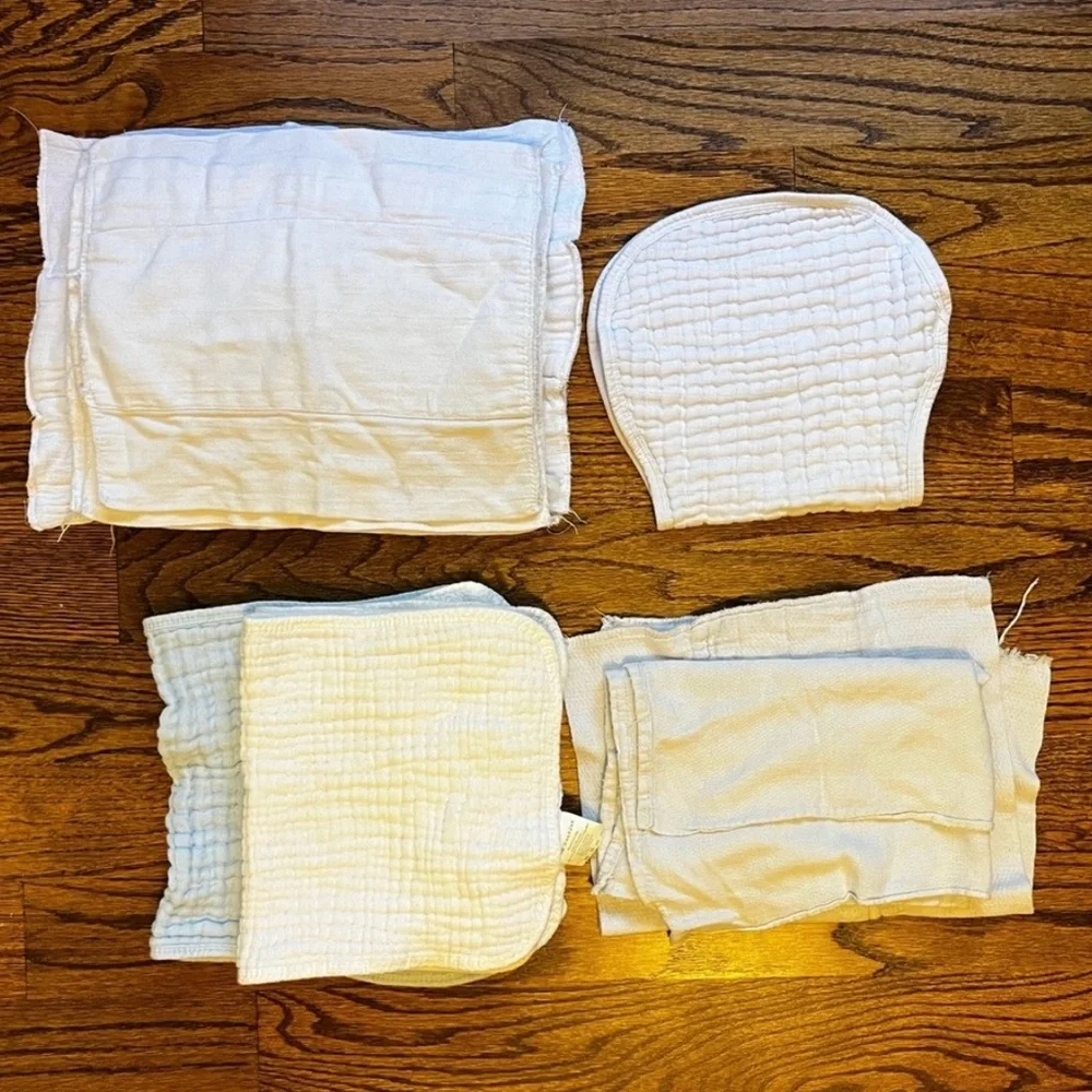 Bibs + burp clothes